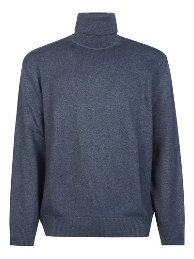 Paul & Shark Roll-neck Knitwear Sweater In Blue