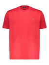 Paul & Shark Round-neck Short-sleeve T-shirt In Red