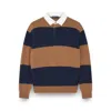 Paul & Shark Rugby Wool Cashmere Polo Shirt In Multi