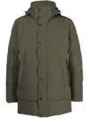 Paul & Shark Save The Sea Down Jacket In Green