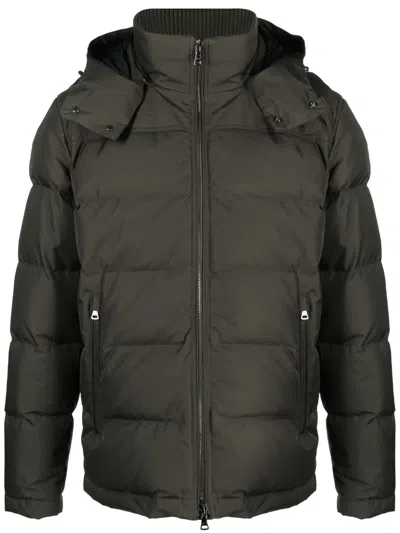 Paul & Shark Save The Sea Down Jacket In Green