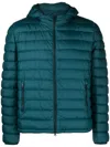 Paul & Shark Save The Sea Hooded Padded Jacket In Blue