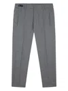 Paul & Shark Wool Cashmere Chino Trousers With Coulisse In Gray