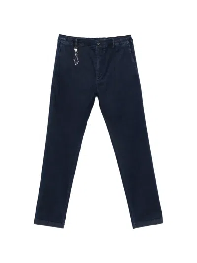 Paul & Shark Shark Charm Trousers In Brown