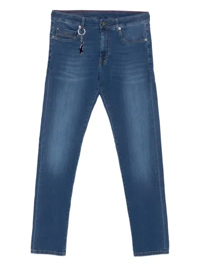 Paul & Shark Shark-keychain Jeans In Blue