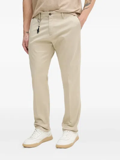 Paul & Shark Shark-keyring Trousers In Neutral