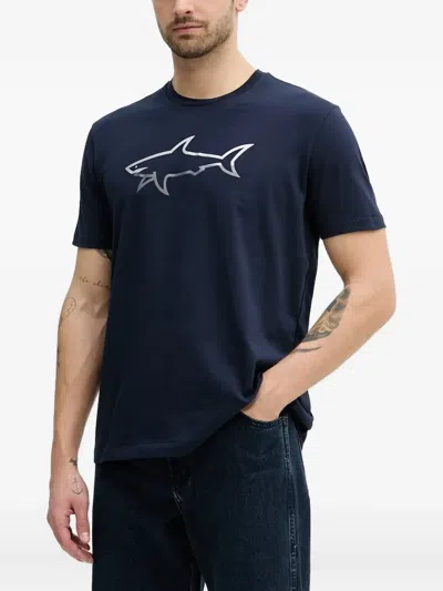 PAUL & SHARK SHARK LOGO T-SHIRT