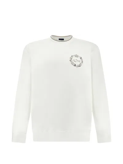 Paul & Shark Shark-embroidery Sweatshirt In Yellow