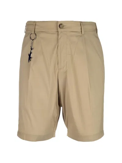 Paul & Shark Shark-pendant Shorts In Neutral