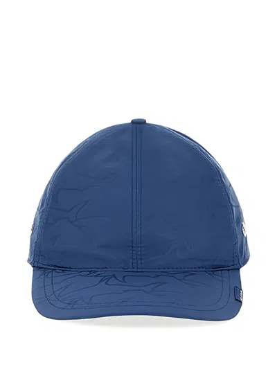 Paul & Shark Sharks-print Baseball Cap In Blue