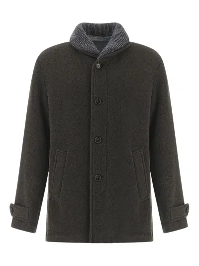 Paul & Shark Shawl-collar Jacket In Brown