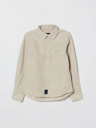 Paul & Shark Kids' シャツ  ボーイ カラー ホワイト In Neutral