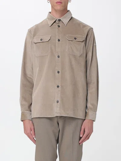 Paul & Shark Shirt  Men Color Beige In Brown