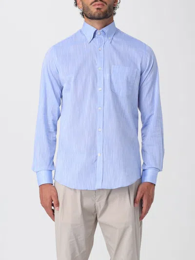 Paul & Shark Shirt  Men Color Blue