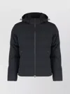 Paul & Shark Short Down Jacket Hooded Design In Black