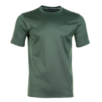 Paul & Shark Short Sleeve Aqua Touch Cotton T Shirt Green
