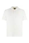 Paul & Shark Short Sleeve Cotton Polo Shirt In White