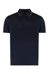 Paul & Shark Cotton Polo Shirt In Blue