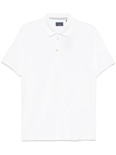 Paul & Shark Short Sleeve Polo In White