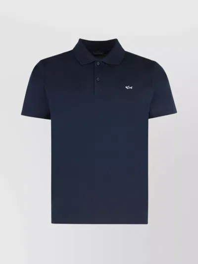 PAUL & SHARK SHORT SLEEVE POLO FEATURING SIDE SLITS