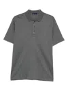 Paul & Shark Short-sleeve Polo Shirt In Gray