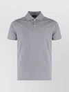 Paul & Shark Short Sleeve Polo Shirt With Side Slits In Black