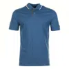 Paul & Shark Short Sleeve Xsoft Tipped Polo Shirt Blue In Blue