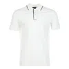 Paul & Shark Short Sleeve Xsoft Tipped Polo Shirt White In White
