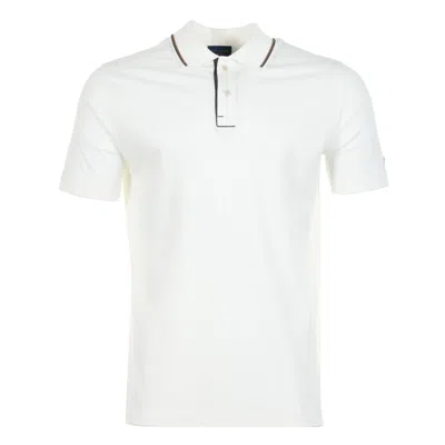 Paul & Shark Short Sleeve Xsoft Tipped Polo Shirt White