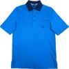 Paul & Shark Short-sleeved Polo Shirt In Blue