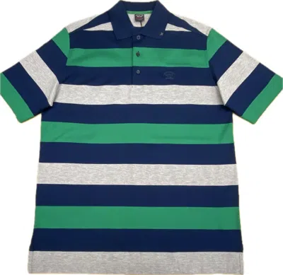 Paul & Shark Short-sleeved Polo Shirt In Blue