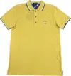 Paul & Shark Short-sleeved Polo Shirt In Yellow
