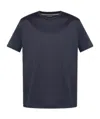 Paul & Shark Logo-embroidered Cotton T-shirt In Black