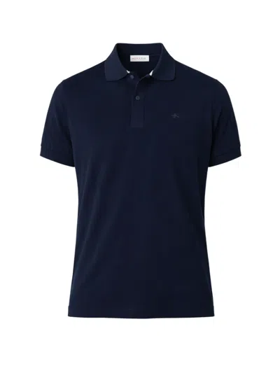 Paul & Shark Short-sleeve Polo Shirt In Blue