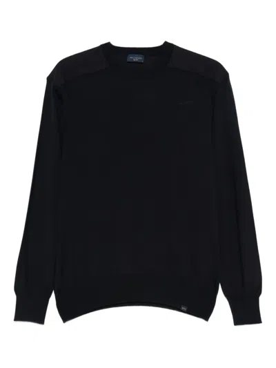 PAUL & SHARK SHOULDER-PANELLED SWEATER
