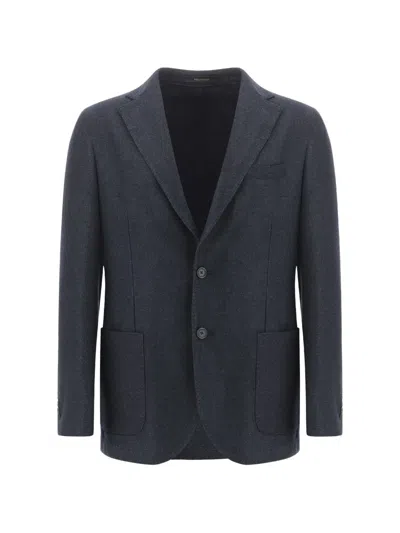 Paul & Shark Single-breasted Notched-lapels Blazer In Blue