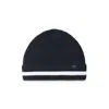 Paul & Shark Soft Cool Touch Wool Beanie In Blue