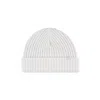 Paul & Shark Soft Cool Touch Wool Beanie In White