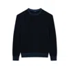 Paul & Shark Soft Cool Touch Wool Crewneck Sweater In Blue