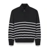 Paul & Shark Soft Cool Touch Wool Half Zip Sweater