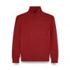 Paul & Shark Soft Cool Touch Wool Turtleneck In Brown
