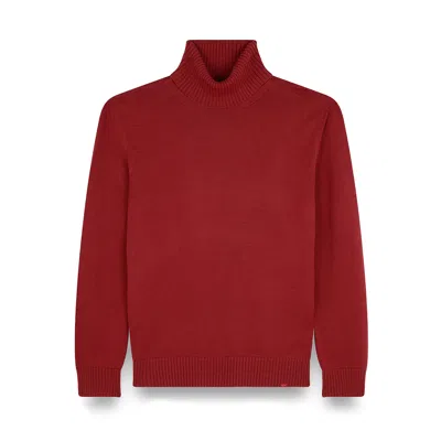 Paul & Shark Soft Cool Touch Wool Turtleneck In Brown