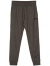 Paul & Shark Logo-plaque Track Pants In Gray