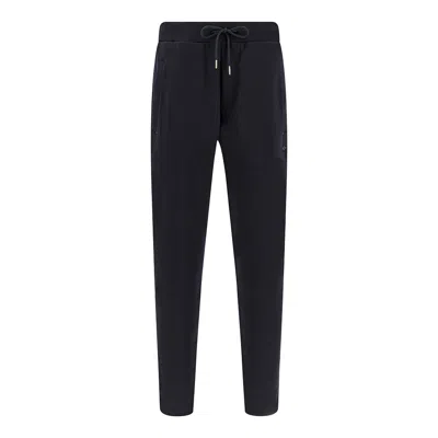 Paul & Shark Sport Pants In Active Fleece Cotton In Black