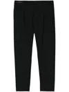 Paul & Shark Straight-leg Chino Trousers In Black