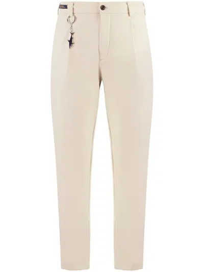Paul & Shark Straight-leg Trousers In Neutral