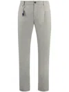 Paul & Shark Straight-leg Trousers In Gray