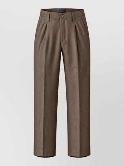 Paul & Shark Straight-leg Trousers In Animal Print