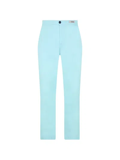 Paul & Shark Straight-leg Trousers In Blue
