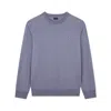 Paul & Shark Stretch Fleece Cotton Sweatshirt In Gray